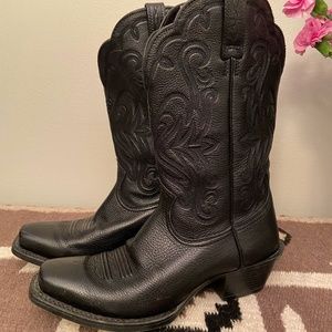 Ariat Black Leather Boots